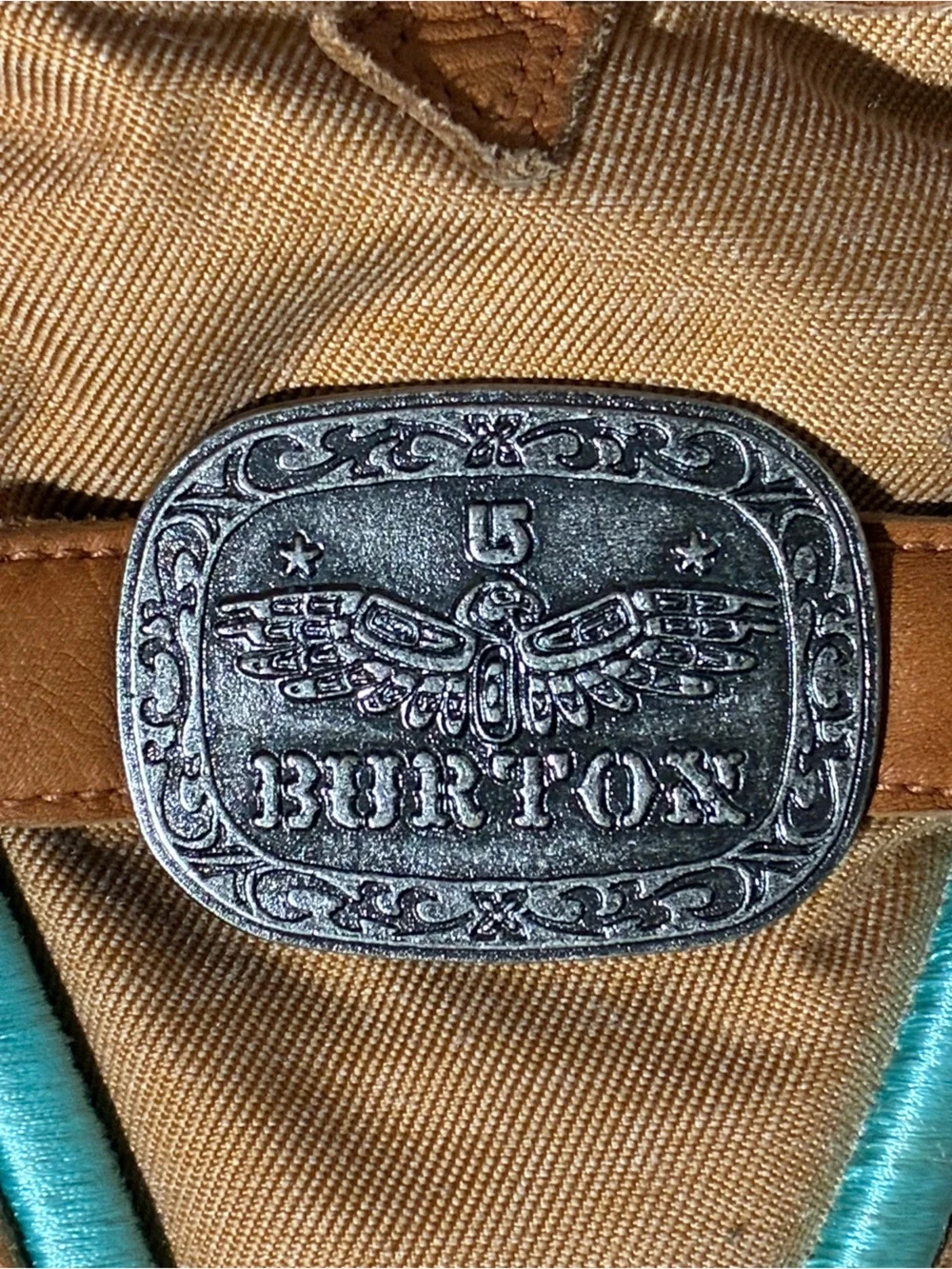 Burton Cowgirl Leather Western Mittens Gor-tex Snowboard Mitts